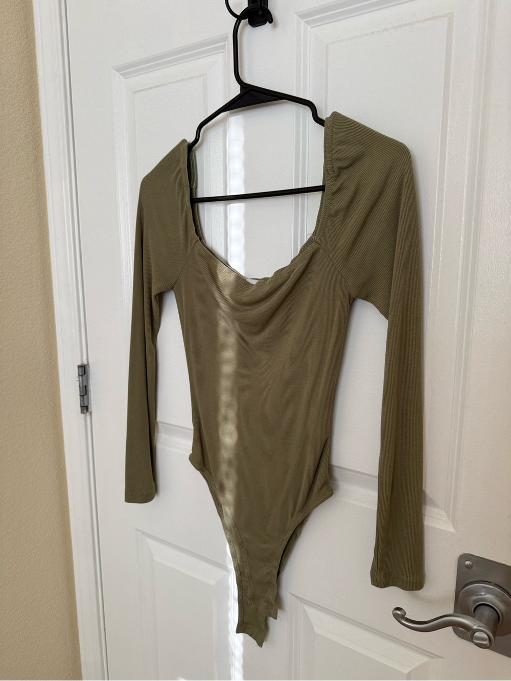 Princess Polly Olive Green Long Sleeve Bodysuit